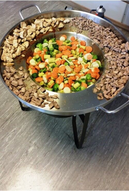 Stekepanne/Wok for krabbekoker